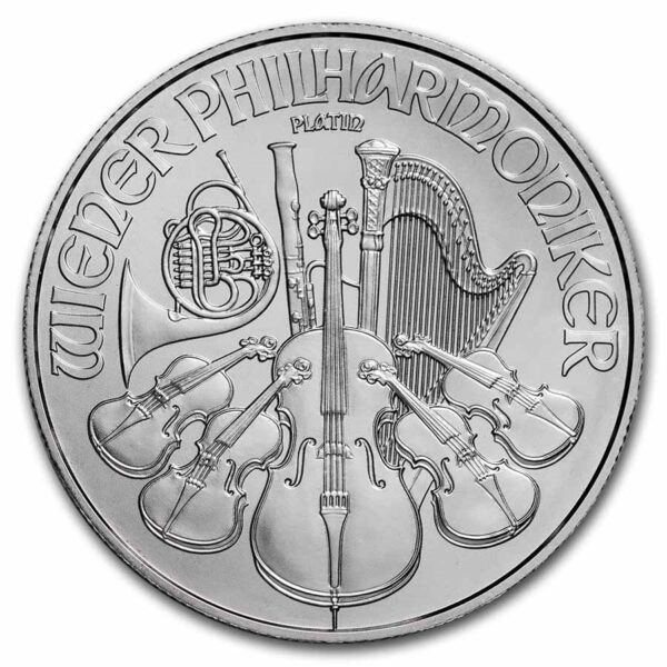 1 oz Austrian Platinum Philharmonic Coin (Random Year)