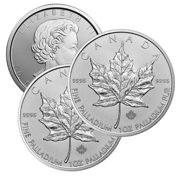 1 oz Canadian Palladium Maple Leaf Coin (Random Year)