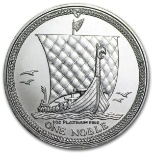 1 oz Isle of Man Platinum Noble Coin (Random Year)