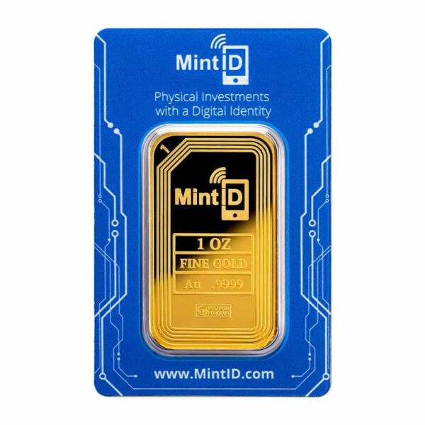 1 oz MintID Gold Bar For Sale (New w/Assay)