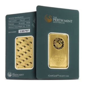 1 oz Perth Mint Gold Bar For Sale (Classic Assay)