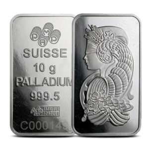 10 Gram Palladium Bar For Sale (Varied Condition, Any Mint)