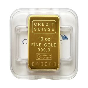 10 oz Credit Suisse Gold Bar For Sale (New w/ Assay)