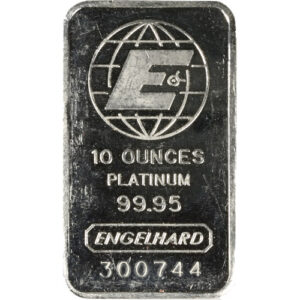 10 oz Engelhard Platinum Bar For Sale (Secondary Market)