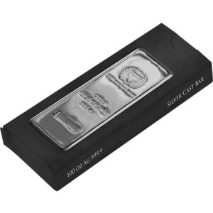 Buy 100 oz Germania Mint Cast Silver Bar (New)