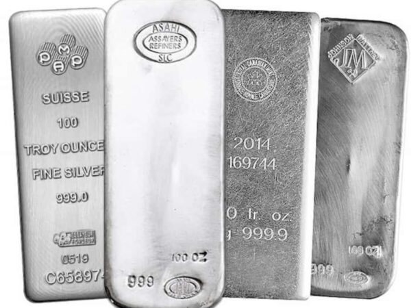 100 oz Silver Bar For Sale (Varied Condition, Any Mint)