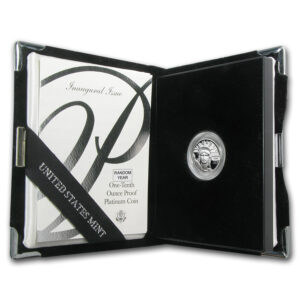 1/10 oz Proof American Platinum Eagle Coin (Random Year, Box + CoA)