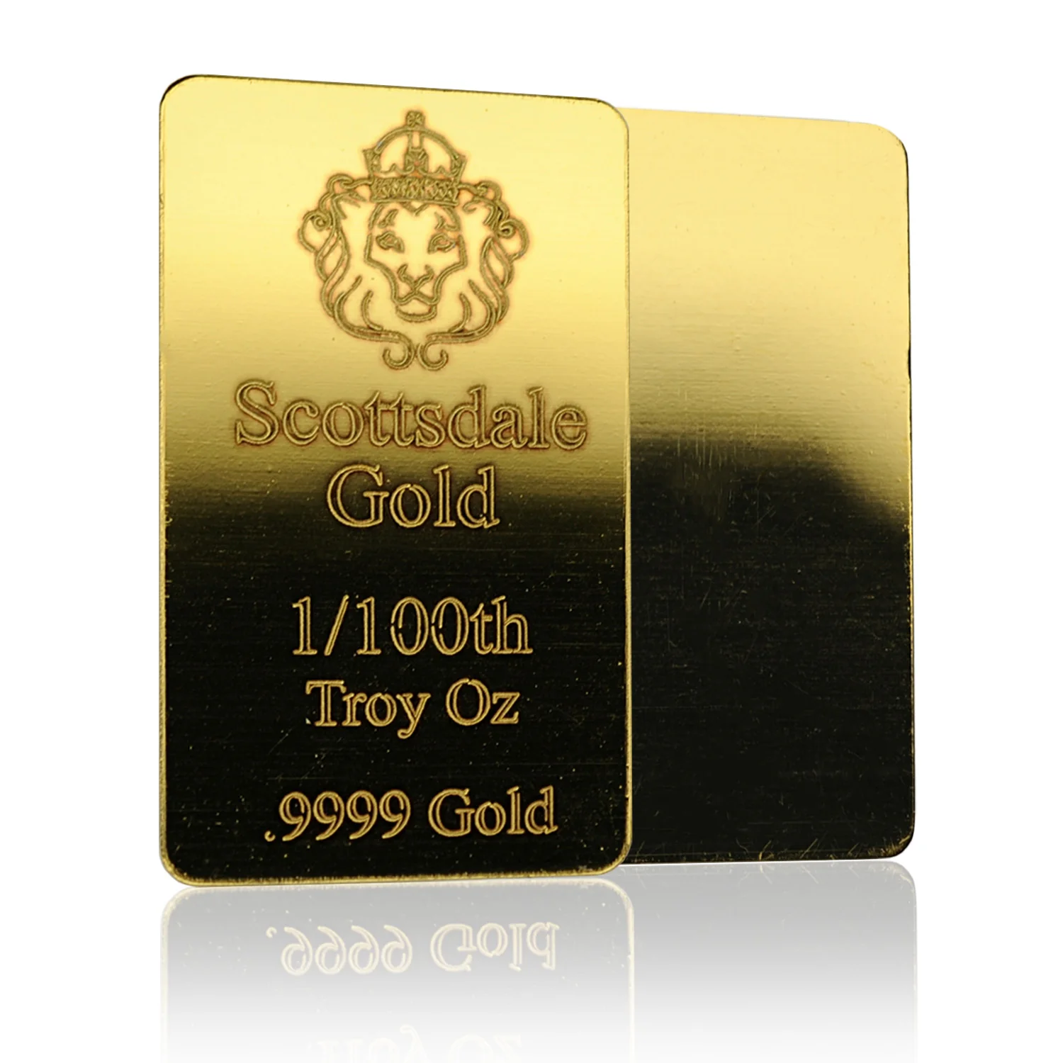 1/100 oz Scottsdale Gold Bar For Sale (New)