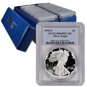1986-2015 Proof American Silver Eagle 29-Coin Set PCGS PR69 (No 2009s)