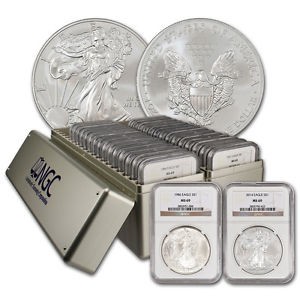 1986-2016 American Silver Eagle 31-Coin Set NGC MS69