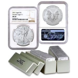 1986-2021 American Silver Eagle 36-Coin Set NGC MS69 (Type 1)