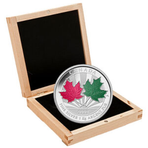 2014 1 Kilo Maple Leaf Forever $250 Canadian Silver Coin (BU)