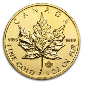 2014 1 oz Canadian Gold Maple Leaf Coin (BU)