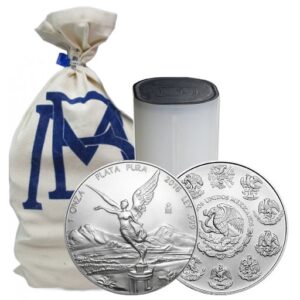 2015 1 oz Mexican Silver Libertad Monster Bag (450 Coins, BU)