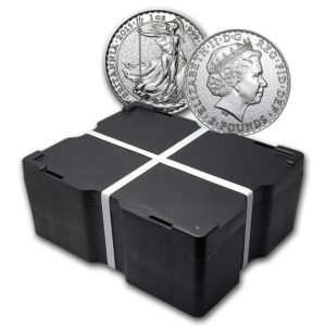 2015 British Silver Britannia Monster Box (500 Coins, BU)