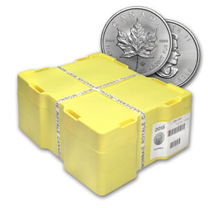 2015 Canadian Silver Maple Leaf Monster Box (500 Coins, BU)