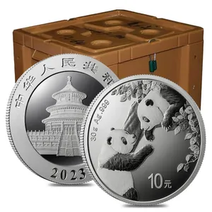 2015 Chinese Silver Panda Monster Box (600 Coins, BU)