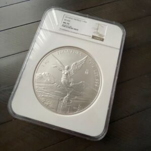 2016 1 Kilo Mexican Silver Libertad Coin NGC MS70