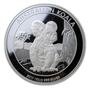 2017 1 Kilo Proof Australian Silver Koala Coin