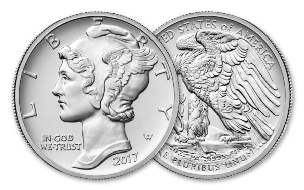 2017 1 oz American Palladium Eagle Coin (BU)
