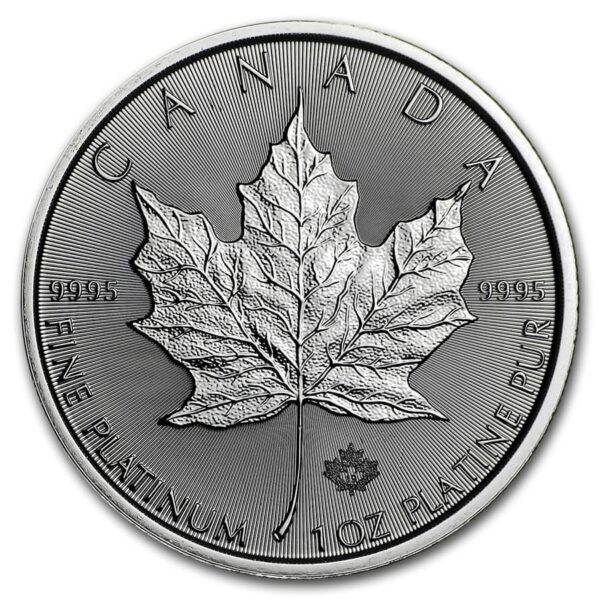 2019 1 oz Canadian Platinum Maple Leaf Coin (BU)