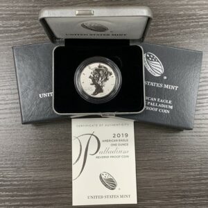 2019-W 1 oz American Palladium Eagle Reverse Proof Coin NGC PF70 ER