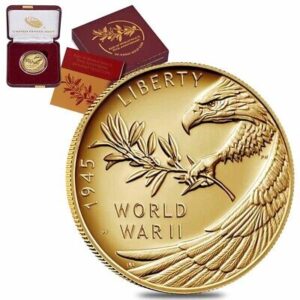 2020 1/2 oz End of WWII 75th Anniversary Gold Coin (Box + CoA)