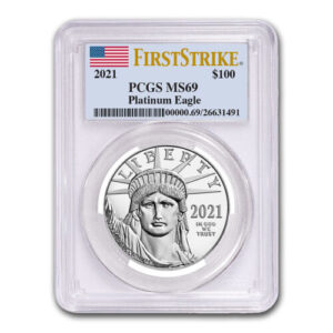 2021 1 oz American Platinum Eagle Coin PCGS MS69 FS