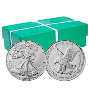 2021 1 oz American Silver Eagle Monster Box (500 Coins, BU, Type 2)