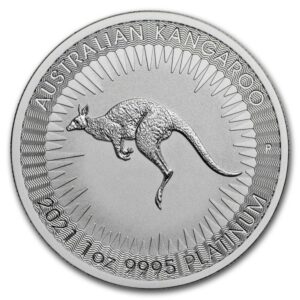 2021 1 oz Australian Platinum Kangaroo Coin (BU)