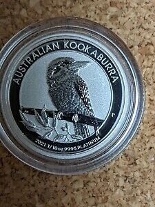 2021 1/10 oz Australian Platinum Kookaburra Coin (BU)