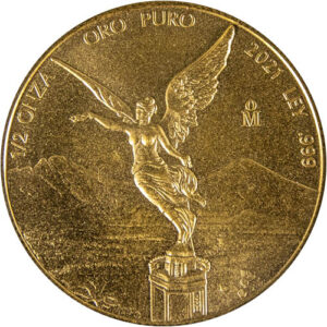 2021 1/2 oz Mexican Gold Libertad Coin (BU)