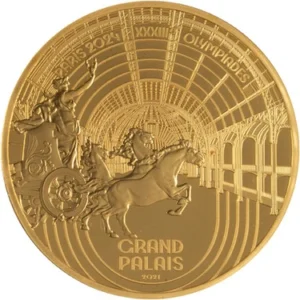 2021 1/4 oz Proof French Grand Palais Gold Coin (Box + CoA)