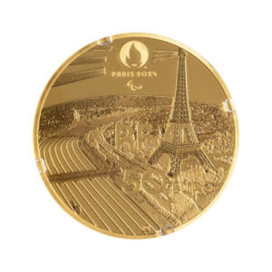 2021 1/4 oz Proof French Tokyo to Paris Handover Gold Coin (Box + CoA)