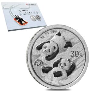 2022 1 Gram Chinese Platinum Panda Coin (BU)