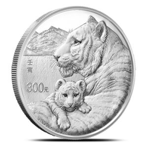 2022 1 Kilo Chinese Silver Lunar Year of the Tiger Coin (Box + CoA)