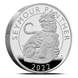 2022 1 Kilo Proof British Silver Tudor Beasts Seymour Panther Coin (Box + CoA)