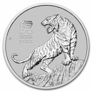 2022 1 oz Australian Platinum Lunar Tiger Coin (BU)