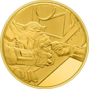 2022 1 oz Proof Niue Gold Mandalorian Grogu Coin