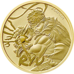 2022 1 oz Tuvalu Gold Street Fighter Ryu Coin (BU)
