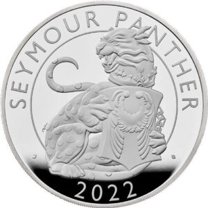2022 10 oz Proof British Silver Tudor Beasts Seymour Panther Coin (Box + CoA)