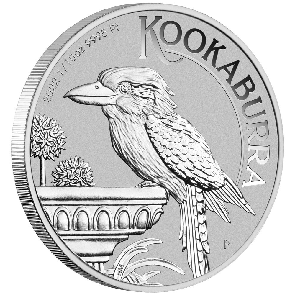 2022 1/10 oz Australian Platinum Kookaburra Coin (BU)