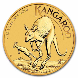 2022 1/2 oz Australian Gold Kangaroo Coin (BU)