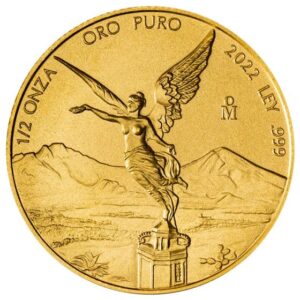 2022 1/2 oz Mexican Gold Libertad Coin (BU)