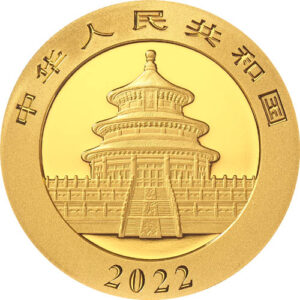 2022 30 Gram Chinese Gold Panda Coin (BU)