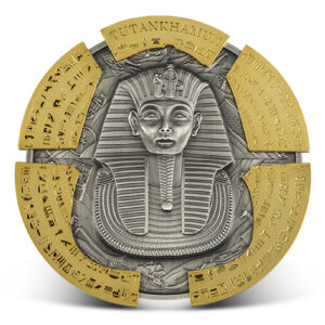 2022 500 Gram Antique Djibouti Silver 100 Years of Tutankhamun Puzzle Coin (Box + CoA)