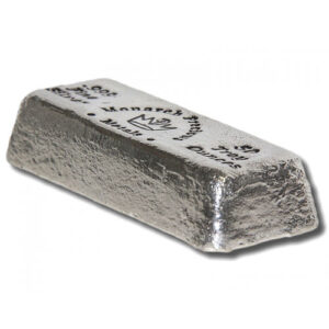 50 oz Monarch Hand Poured Loaf Silver Bar (New)
