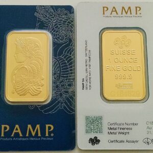 Buy 1 oz PAMP Suisse Fortuna Gold Bar (New w/ Assay)