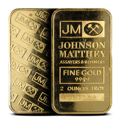 Buy 2 oz Johnson Matthey Gold Bar (Secondary Market)