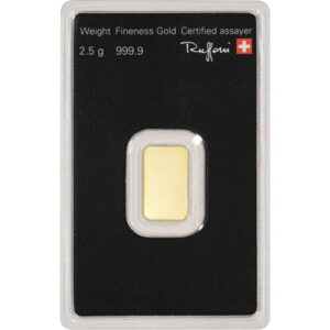 Buy 2.5 Gram Argor Heraeus Gold Bar (New in Assay)